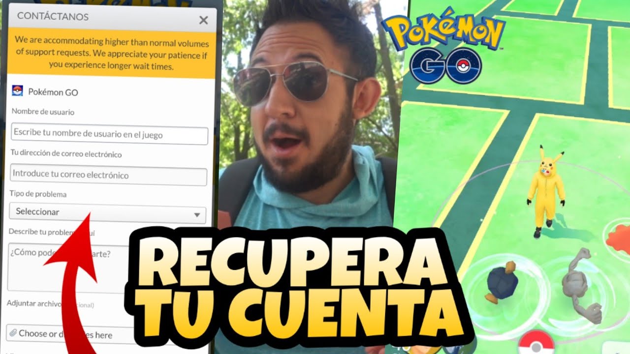 comerciante colateral filete COMO RECUPERAR TU CUENTA DE POKEMON GO 100 % FUNCIONA! - YouTube