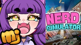 ✨ Celestial Catgirl Checks Out Nerd Simulator ✨ #nerdsimulator #keymailer