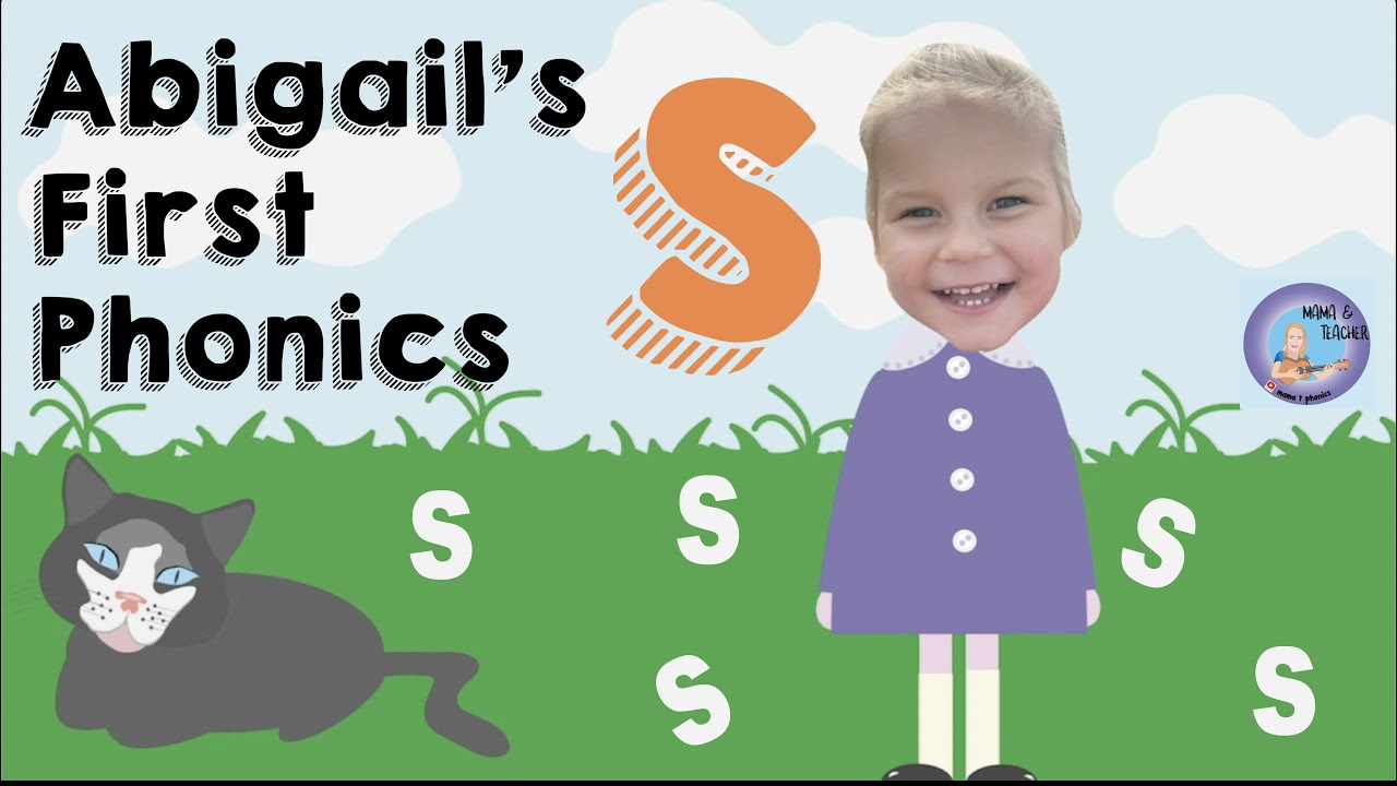 Phonics s sound | Jolly Phonics s | First phonics lesson | Learn the S sound with Abigail