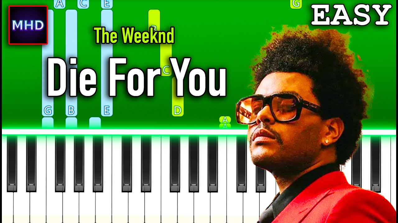 Die For You (arr. Piano Go Life) Partitions | The Weeknd | Piano solo