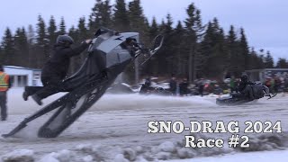 Snowmobile Drag Race #2 - 2024
