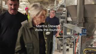 Behind The Scenes With Martha Stewart At The Kohler Cast Iron Foundry