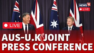 Australia UK Joint Press Conference LIVE | Australia And UK Sign Defense And Security Treaty | N18L