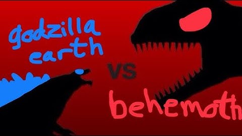 Godzilla earth vs behemoth (sticknodes animation/remake) godzilla anime trilogy vs Trevor Henderson