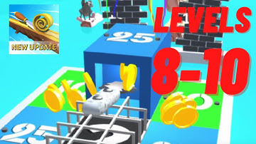 Spiral Roll - All Levels Gameplay (Android, iOS) | Levels 8-10