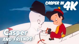 Learn To Ice Skate With Casper ⛸ ⛄ | Casper and Friends in 4K | 1 Hour Compilation | Cartoons