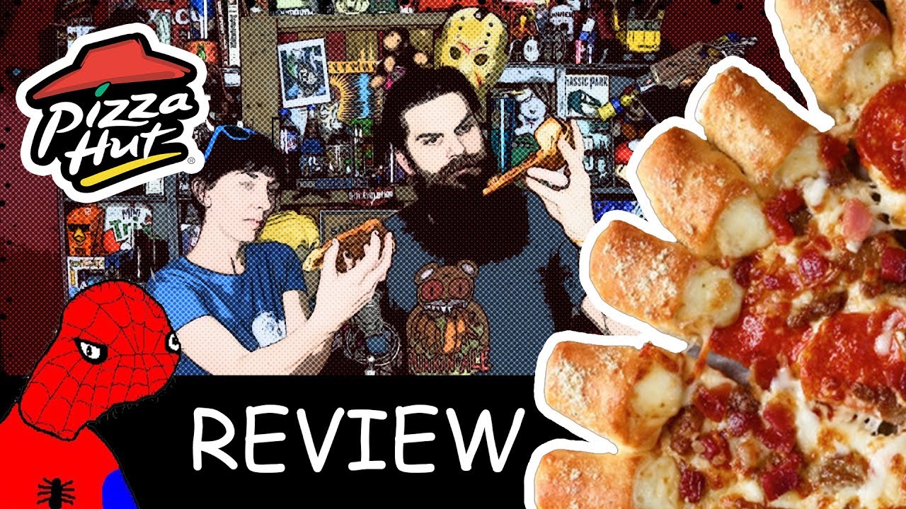 Pizza Hut Spider-Man Home Coming Cheesy Bites Pizza Review - YouTube