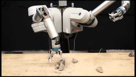 Autonomous grasping of rocks, with kNN and Greedy Entropy Search (5 sec limit) I