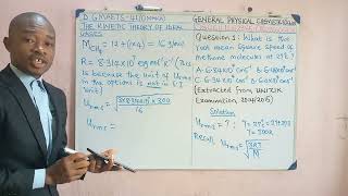 ICH 102/ICH 221: Calculating Root Mean Square Velocity of Gas Molecules