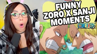 Zoro and Sanji can't get along 10 Minutes Straight | Bunnymon REACTS