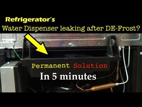 Refrigerator water leakage problem, FIXED! - YouTube