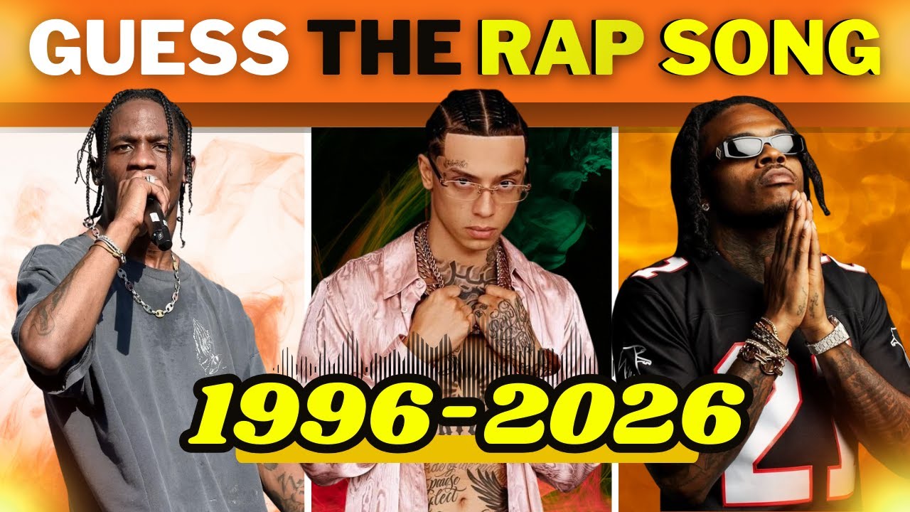 Guess 50 RAP SONGS! 5 Seconds 🎤 Easy to Impossible | Rap Song Quiz (1996-2026)