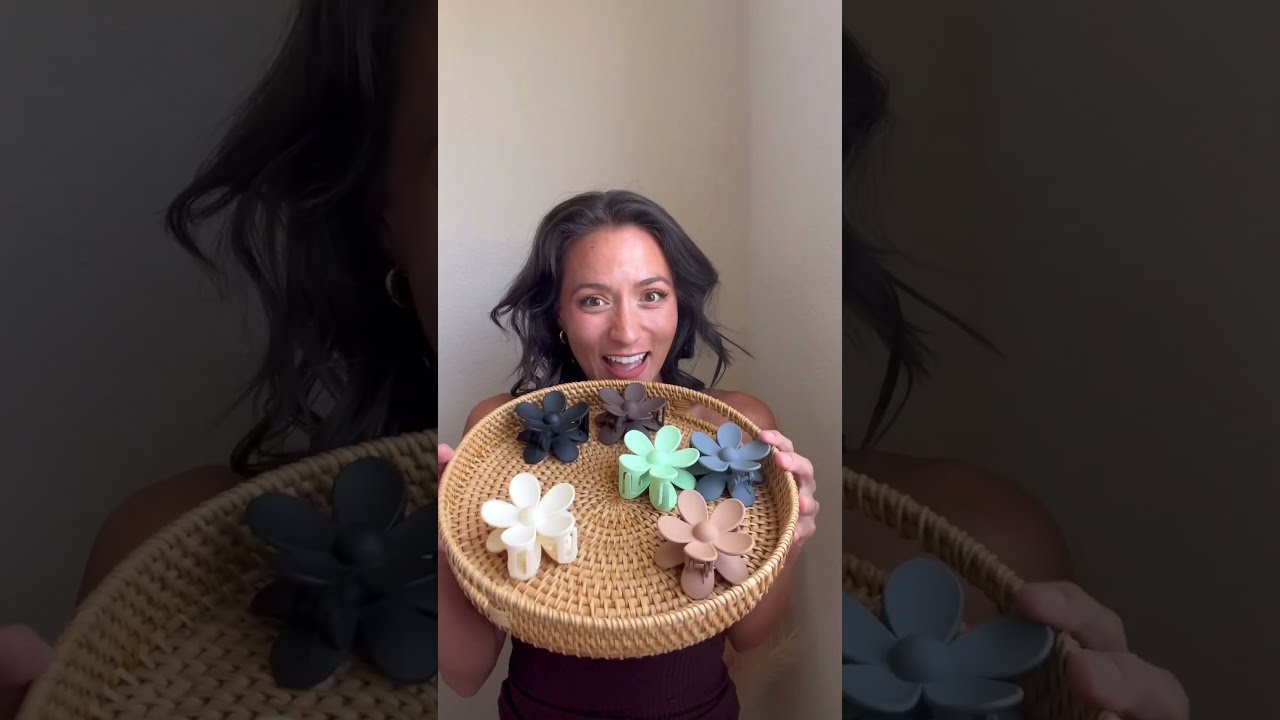 How To Style Flower Hair Clips Favorite Amazon Bundle Pack