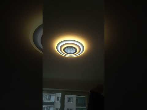 Интересная люстра  #установка люстры