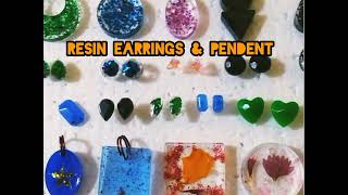 Resin art jewellery making...easy and beautiful earings and pendants 📿💍💎