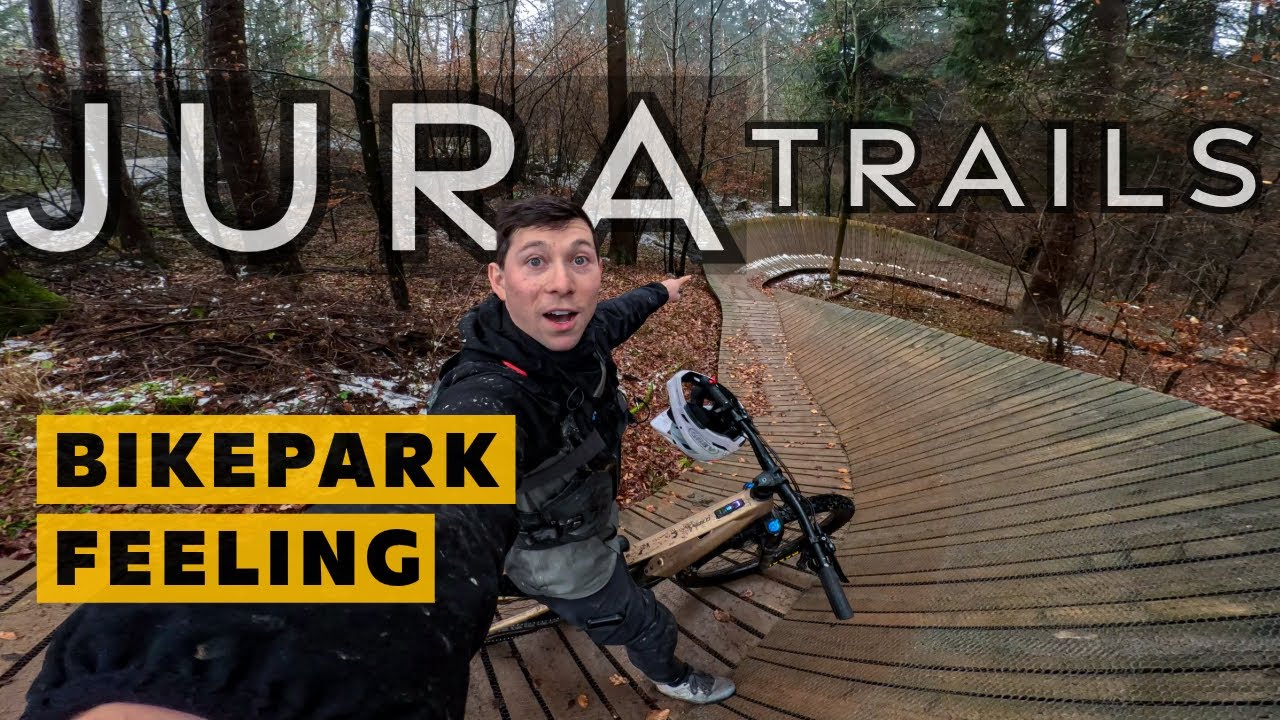 Bikepark-Feeling ganz ohne Lift? JURA Trails Neumarkt I E-MTB Session im Schnee ❄️