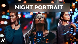 NIGHT PORTRAIT - Lightroom Mobile Preset Free DNG XMP Download - Nisa Creations