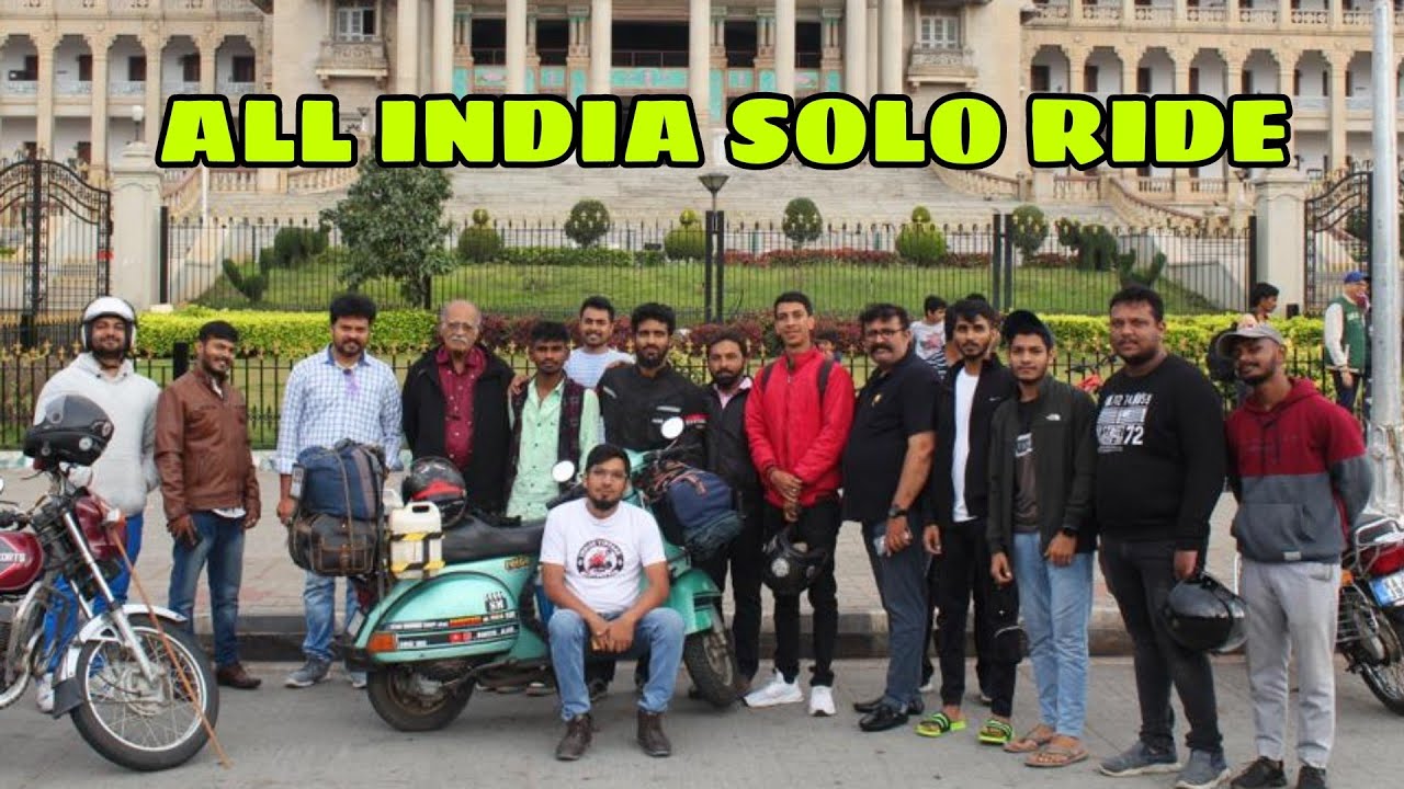 All india solo ride on lml vespa nv  naveed alam  day 1