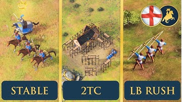 3 English Build Orders ALL Players Should Know | S9 Meta Builds | Age of Empires 4