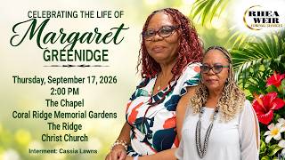 Celebrating the Life of Margaret Greenidge