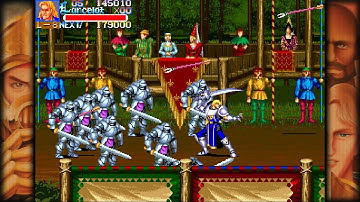 Knights Festival / Stage 4 / Knights of The Round / Capcom / Arcade Game / 90