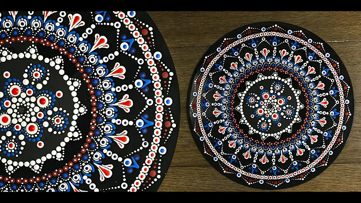 How to Paint a Record Album Dot Mandala - Repurpos...