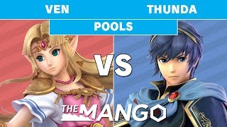 The Mang0 3 - Sugio | Ven (Zelda) Vs. Thunda (Marth) - Smash Ultimate