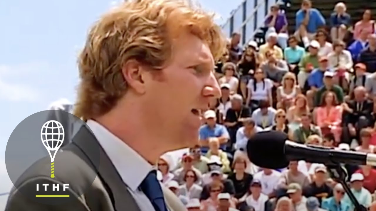 Jim Courier: Hall of Fame Induction Speech,  2005