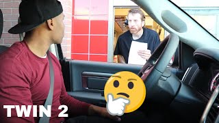 TWIN Prank!! Double at the Drive-Thru (PART 2!)