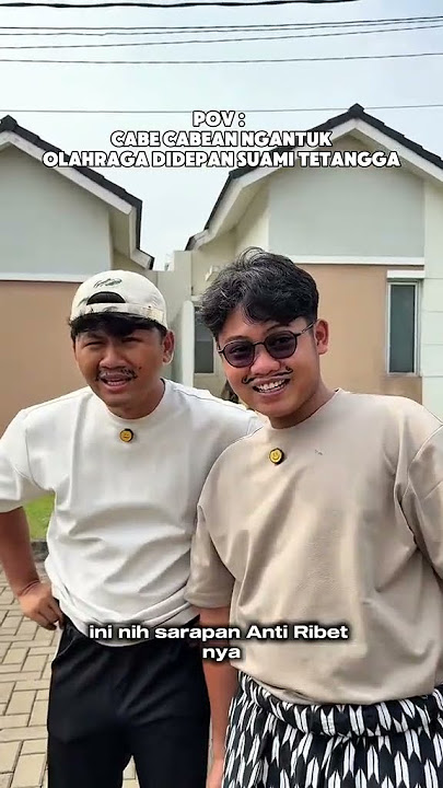 POV : CABE CABEAN NGANTUK OLAHRAGA DI DEPAN SUAMI TETANGGA
