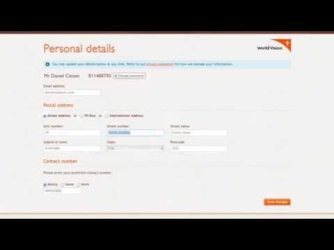 Register for My World Vision | World Vision Australia
