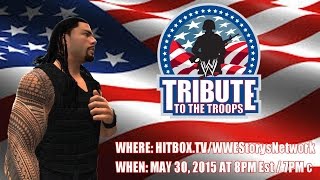 WWE Tribute to the Troops 2013 - Match Card!