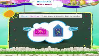Learn Grade 1 - Maths - Narrow and Wide
