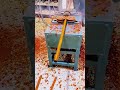 advanced machine for making cylindrical wooden logs #shorts