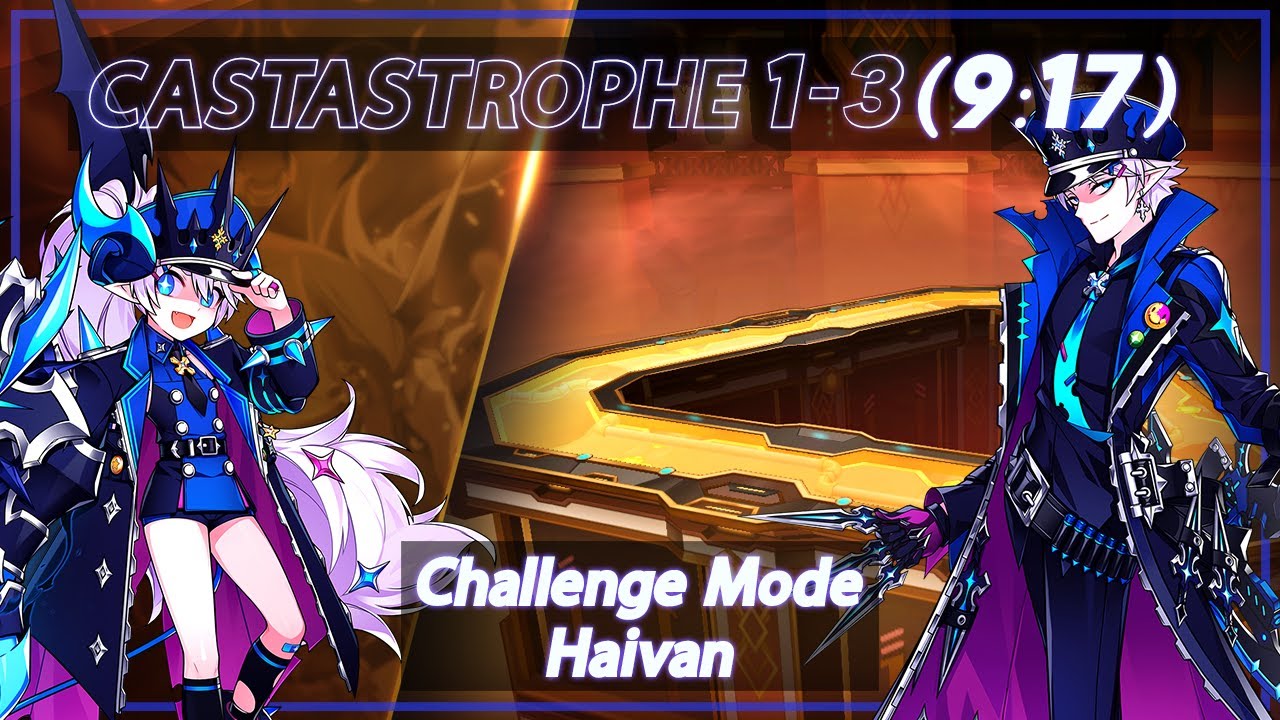 [Elsword NA/엘소드] Catastrophe Focus Berth Challenge Mode 1-3 Haivan 카타스트로피 베르드 도전모드 하이반 (