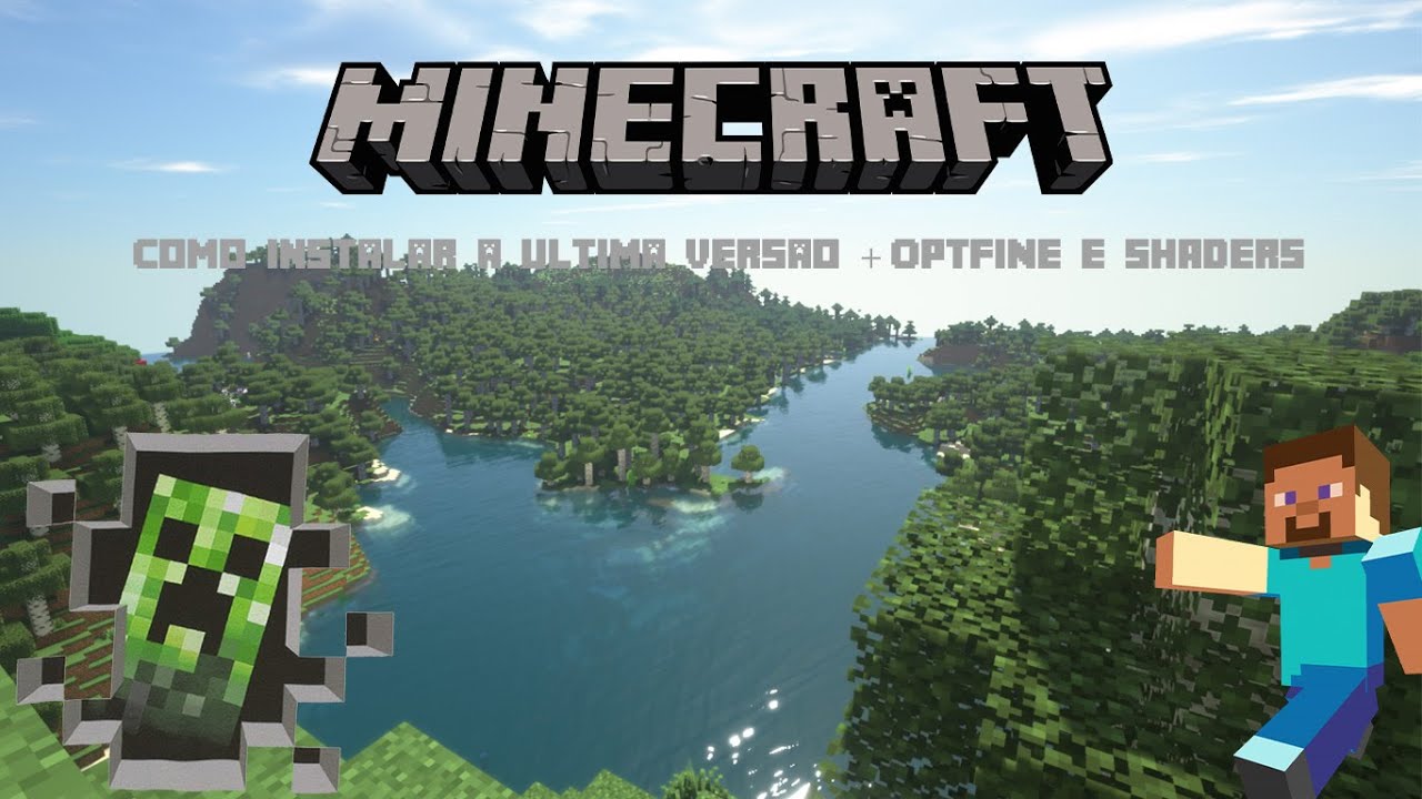 Como baixar a ultima versão do Minecraft + OPTFINE e SEUS Shaders - YouTube