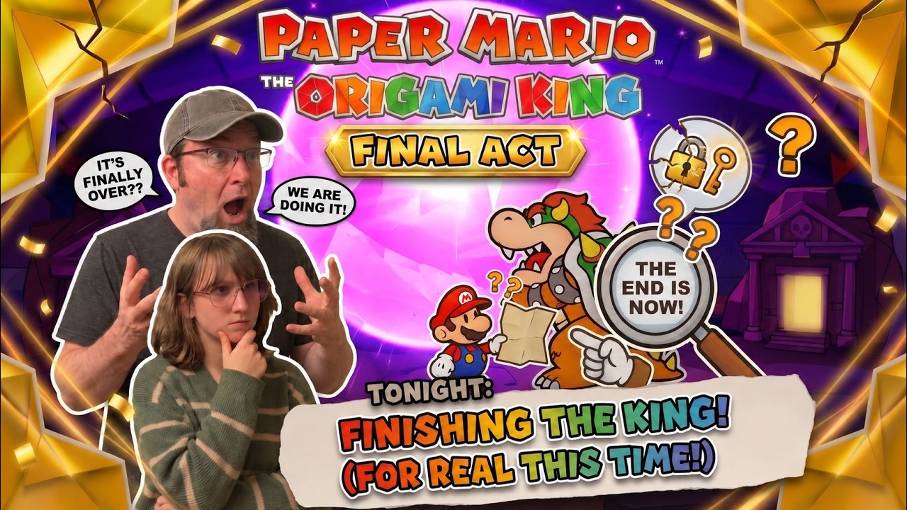 Live thumbnail for Paper Mario Stream