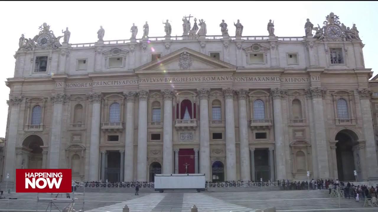 LIVE LOOK from Vatican City, after Pope Francis death