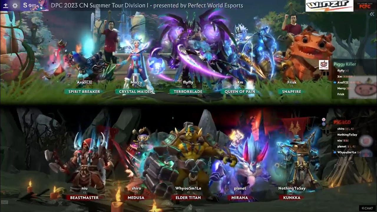 DPC CN 2023 Tour 3 | Division I | PSG LGD vs Piggy Killer - Game 1