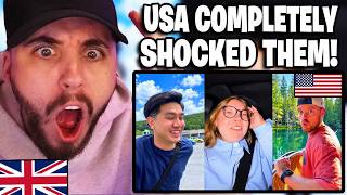 Brit Reacts to British Tourists Realize American Movies Are Actually Just "Normal" Life!