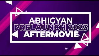 ABHIGYAN PRE LAUNCH 2023 | OFFICIAL AFTERMOVIE screenshot 1