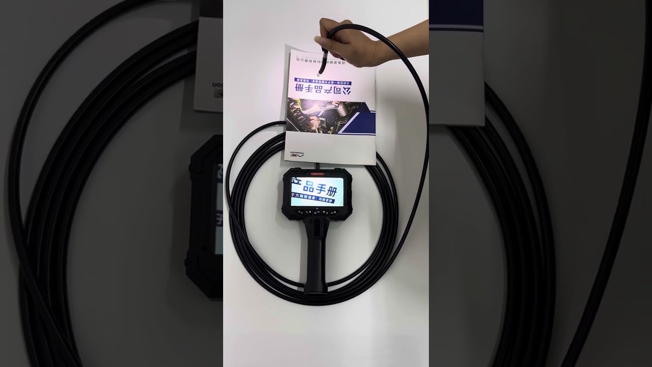 Portable Borescope with 8.5 mm Diameter Camera Lens