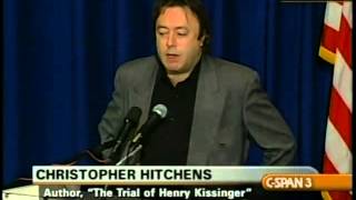 Christopher Hitchens   2001   Discussing 'The Trial of Henry Kissinger'