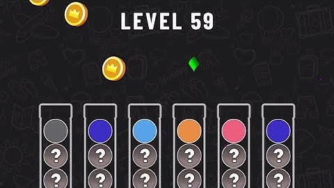 Ball Sort Puzzle Level 59 #ballsortpuzzle #ballsortpuzzlegameplay #puzzlegame #mobilegames