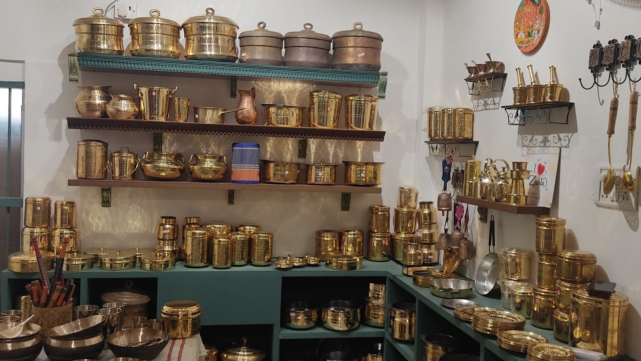 Indian Traditional Cookware Collection's | Rail Ahdukku | Brass, Bronze,Organic Mutpot 