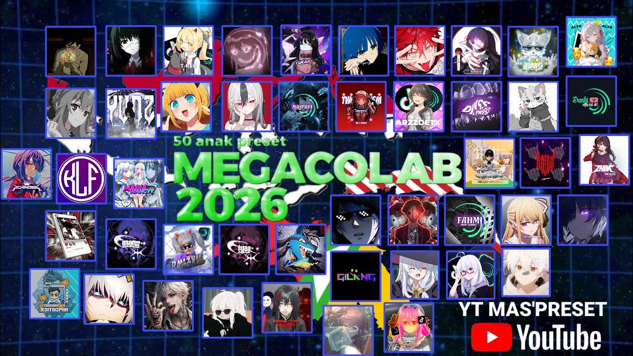 MEGA COLLAB MENYAMBUT BULAN SUCI RAMADHAN DI TAHUN 2026 18 FEBUARI COMING SONG 50 KANG PRESET🇮🇩🇲🇾🇲🇲