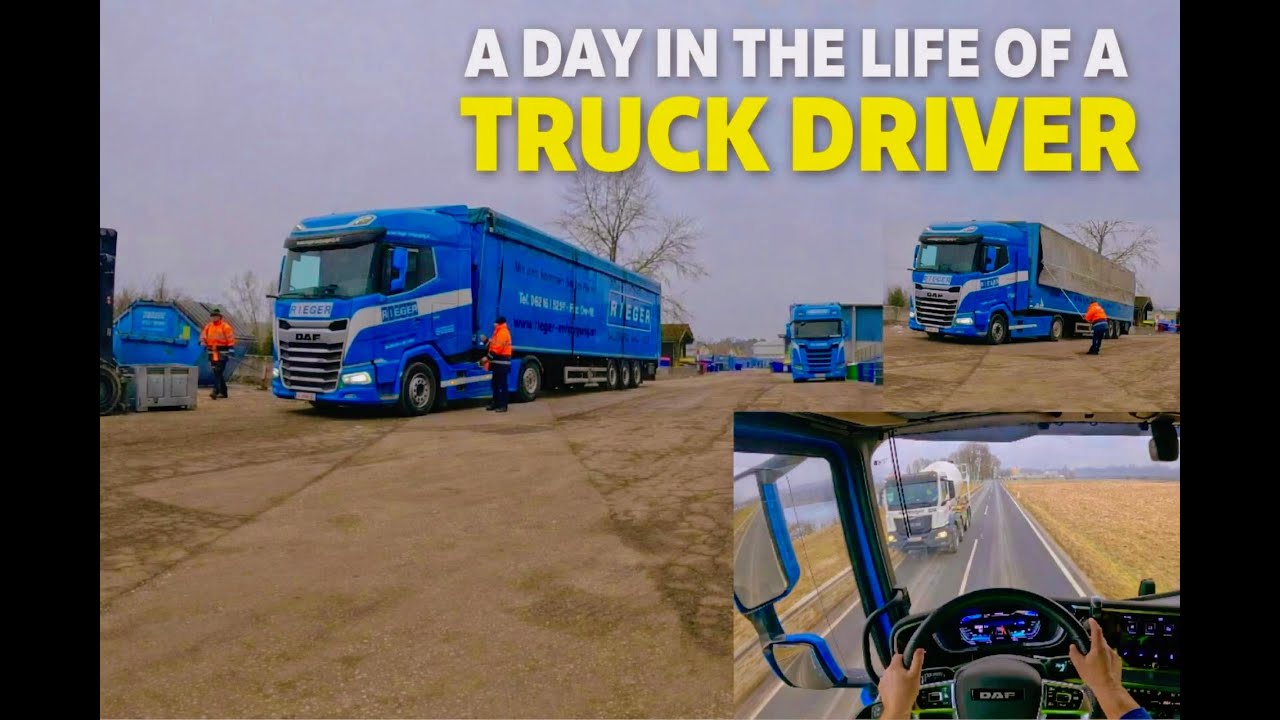 🙋🇦🇹A Day in the Life of a Truck Driver 🚛🛣️🌬️ - YouTube