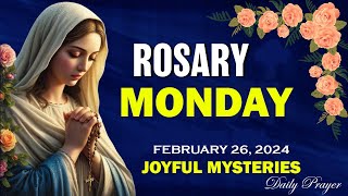 TODAY HOLY ROSARY: JOYFUL MYSTERIES, ROSARY MONDAY🌹FEBRUARY 26, 2024 🌹PRAYER FOR HEALING 2024