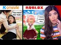 Roblox Omegle vs Normal IRL Omegle