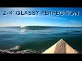 Surf sur une petite perfection vitre dans le sud de la californie pov raw surf gopro fonctionne  nouveau 